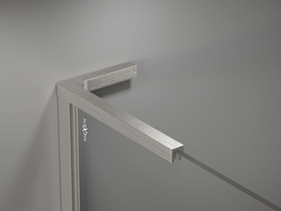 Mexen set suporturi unghiulare L pentru pereți de duș 10 mm, nichel periat - 800-07-97