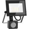 Mexen Luxpro proiector LED cu senzor de mișcare, 10W, Rece - 6500K, 900 lm, negru - L235-010-65-70
