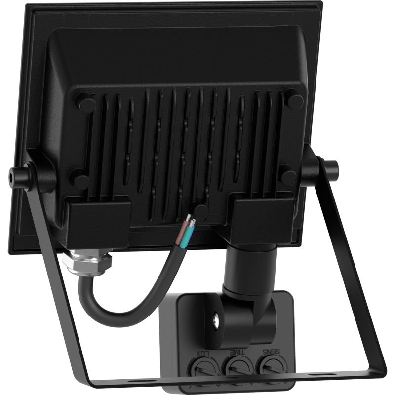 Mexen Luxpro+ LED reflektor mozgásérzékelővel, 20W, Hideg - 6500K, 2200 lm, fekete - L236-020-65-70