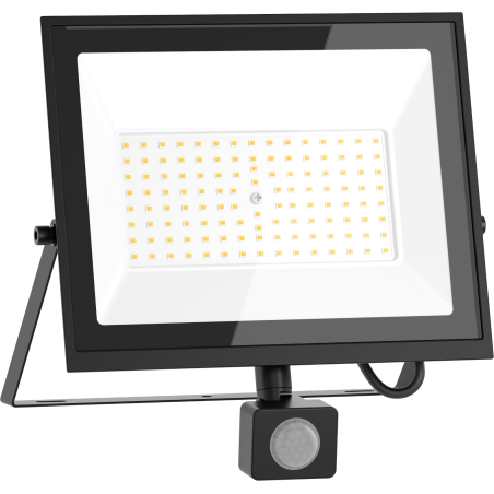 Mexen Luxpro+ LED reflektor mozgásérzékelővel, 70W, semleges - 4000K, 7700 lm, fekete - L236-070-40-70