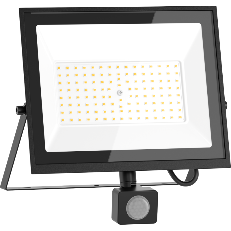Mexen Luxpro+ LED reflektor mozgásérzékelővel, 70W, Hideg - 6500K, 7700 lm, fekete - L236-070-65-70