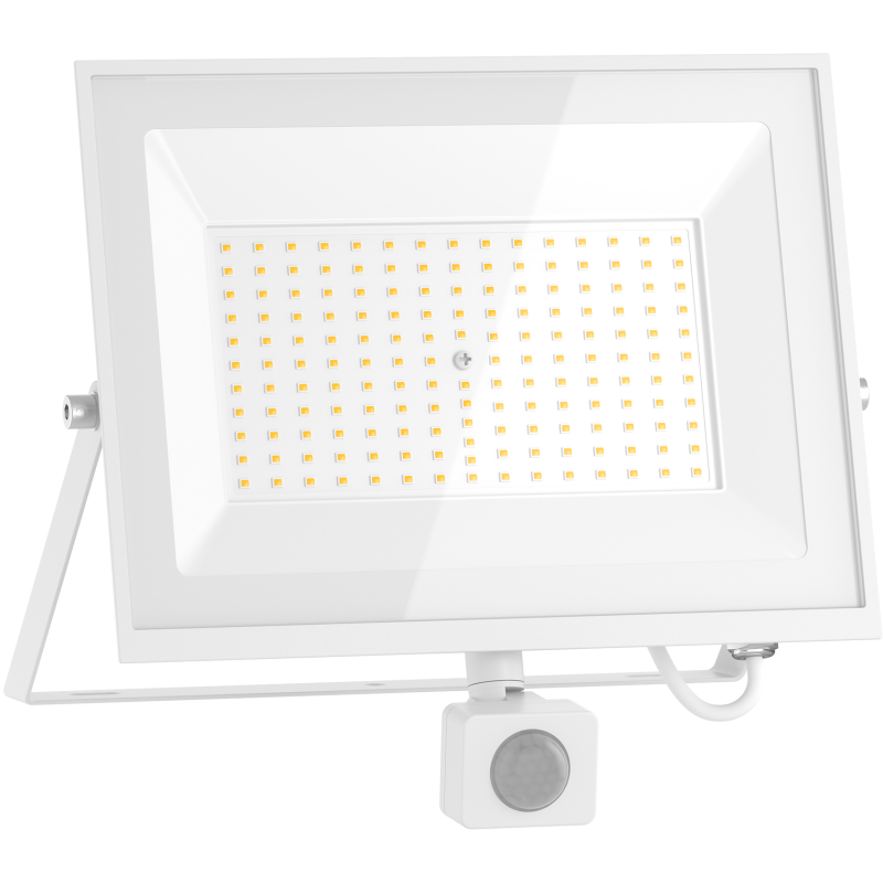 Mexen Luxpro+ LED reflektor mozgásérzékelővel, 100W, Semleges - 4000K, 11000 lm, fehér - L236-100-40-20