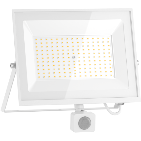 Mexen Luxpro+ LED reflektor mozgásérzékelővel, 100W, Semleges - 4000K, 11000 lm, fehér - L236-100-40-20