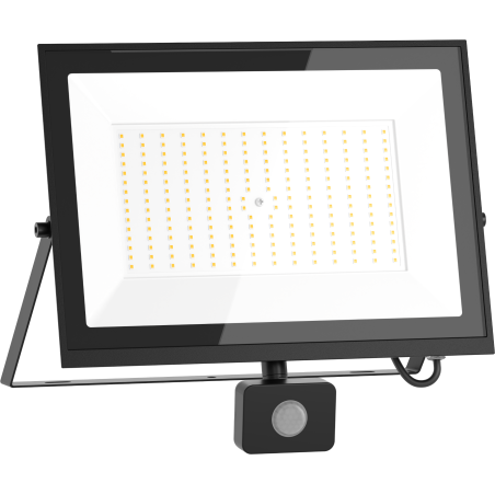 Mexen Luxpro+ LED reflektor mozgásérzékelővel, 150W, Semleges - 4000K, 16500 lm, fekete - L236-150-40-70