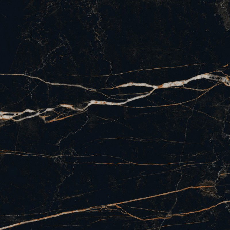 Mexen Flamingo Gres negru emailat rekt. G1, placă de pardoseală și perete 60 x 60 cm, luciu ridicat - TL215-060-060-00