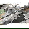 Mexen Pablo chiuvetă din granit cu 1 compartiment cu picurător 752 x 436 mm, Albă - 6510751010-20