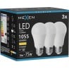 Mexen Nova 3x Bec LED E27, A60, 10W, Caldă - 3000K, 1055 lm - L100-E27-1030-01x03