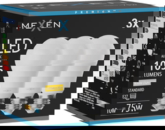 Mexen Nova 3x LED Izzó E27, A60, 10W, Meleg - 3000K, 1055 lm - L100-E27-1030-01x03