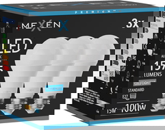 Mexen Nova 3x Bec LED E27, A60, 15W, Rece - 6500K, 1575 lm - L100-E27-1565-01x03