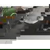 Mexen Enzo chiuvetă de granit cu 1 cuvă, cu scurgere scurtă 576 x 465 mm, Neagră/Auriu metalic - 6506571005-75