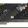Mexen Enzo chiuvetă de granit cu 1 cuvă, cu scurgere scurtă 576 x 465 mm, Negru cu picățele - 6506571005-76