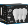 Mexen Nova 3x LED izzó E27, A95, 25W, Semleges - 4000K, 2625 lm - L100-E27-2540-01x03