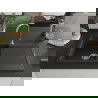 Mexen Leo chiuvetă din granit cu 1 compartiment cu picurător 900 x 500 mm, Neagră/Auriu metalic - 6501901010-75