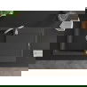 Mexen Leo chiuvetă din granit cu 1 compartiment cu picurător 900 x 500 mm, Negru cu picățele - 6501901010-76