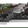 Mexen Mario 2-medencés gránit mosogató 820 x 436 mm, Fekete foltos - 6504822000-76
