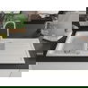 Mexen Andres Chiuvetă de granit cu 1,5 compartiment cu picurător 1000 x 500 mm, Albă - 6515101510-20