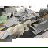 Mexen Andres Chiuvetă de granit cu 1,5 compartiment cu picurător 1000 x 500 mm, Bej - 6515101510-69