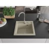 Mexen Vito 1-medencés gránit mosogató 520 x 490 mm, Bézs - 6503521000-69