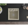 Mexen Vito 1-medencés gránit mosogató 520 x 490 mm, Bézs - 6503521000-69