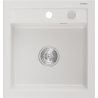 Mexen Vito 1-medencés gránit mosogató 520 x 490 mm, Fehér - 6503521000-20
