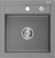 Mexen Vito chiuvetă de granit cu 1 compartiment 520 x 490 mm, Gri - 6503521000-71