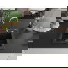Mexen Vito 1-medencés gránit mosogató 520 x 490 mm, Fekete/Fém ezüst - 6503521000-73
