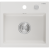 Mexen Milo 1-medencés gránit mosogató 435 x 410 mm, Fehér - 6505441000-20