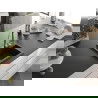 Mexen Milo chiuvetă de granit cu 1 compartiment 435 x 410 mm, Neagră/Auriu metalic - 6505441000-75