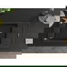 Mexen Elias chiuvetă de granit cu 1 cuvă, cu scurgere scurtă 795 x 480 mm, Neagră/Auriu metalic - 6511791005-75