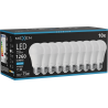 Mexen Nova 10x LED izzó E27, A60, 12W, Hideg - 6500K, 1260 lm - L100-E27-1265-01x10
