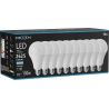 Mexen Nova 10x LED izzó E27, A95, 25W, Hideg - 6500K, 2625 lm - L100-E27-2565-01x10