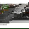 Mexen Cesar 1-medencés gránit mosogató edényszárítóval 775 x 470 mm, Fekete - 6514771010-77