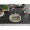 Mexen Diego 1-medencés gránit mosogató 488 x 480 mm, Bézs - 6512481000-69