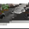 Mexen Diego chiuvetă de granit cu 1 compartiment 488 x 480 mm, Neagră/Auriu metalic - 6512481000-75