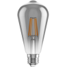 Mexen Vintis 6x LED filament izzó E27, ST64, 4W, Meleg - 2200K, 300 lm, füst - L152-E27-0422-70x06
