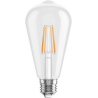 Mexen Vintis 10x LED filament izzó E27, ST64, 4W, Meleg - 2700K, 470 lm, átlátszó - L152-E27-0427-00x10