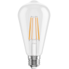 Mexen Vintis 10x LED filament izzó E27, ST64, 8W, Meleg - 2200K, 1055 lm, átlátszó - L152-E27-0822-00x10