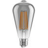 Mexen Vintis 6x LED filament izzó E27, ST64, 10W, Meleg - 2200K, 780 lm, füstszínű - L152-E27-1022-70x06