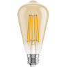 Mexen Vintis 10x LED filament izzó E27, ST64, 10W, Meleg - 2700K, 910 lm, borostyán - L152-E27-1027-50x10