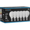 Mexen Nova 6x Bec LED E14, G45, 4W, Neutru - 4000K, 420 lm - L101-E14-0440-01x06