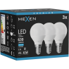 Mexen Nova 3x Bec LED E14, G45, 6W, Rece - 6500K, 630 lm - L101-E14-0665-01x03