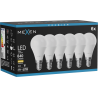 Mexen Nova 6x LED izzó E14, G45, 8W, Meleg - 3000K, 840 lm - L101-E14-0830-01x06