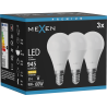 Mexen Nova 3x LED izzó E14, G45, 9W, Meleg - 3000K, 945 lm - L101-E14-0930-01x03