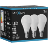 Mexen Nova 3x Bec LED E14, G45, 9W, Neutru - 4000K, 945 lm - L101-E14-0940-01x03