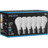 Mexen Nova 6x Bec LED E14, G45, 9W, Rece - 6500K, 945 lm - L101-E14-0965-01x06