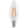 Mexen Vintis 6x Bec LED filament E14, C35, 4W, Caldă - 2700K, 470 lm, transparent - L154-E14-0427-00x06