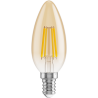 Mexen Vintis 6x LED filament izzó E14, C35, 6W, Meleg - 2200K, 600 lm, borostyán - L154-E14-0622-50x06