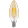 Mexen Vintis 10x LED filament izzó E14, C35, 4W, Meleg - 2200K, 400 lm, borostyán - L154-E14-0422-50x10