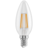 Mexen Vintis 10x LED filament izzó E14, C35, 4W, Meleg - 2700K, 470 lm, átlátszó - L154-E14-0427-00x10