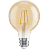 Mexen Vintis 10x Bec LED filament E27, G80, 2W, Cald - 2200K, 180 lm, amber - L155-E27-0222-50x10